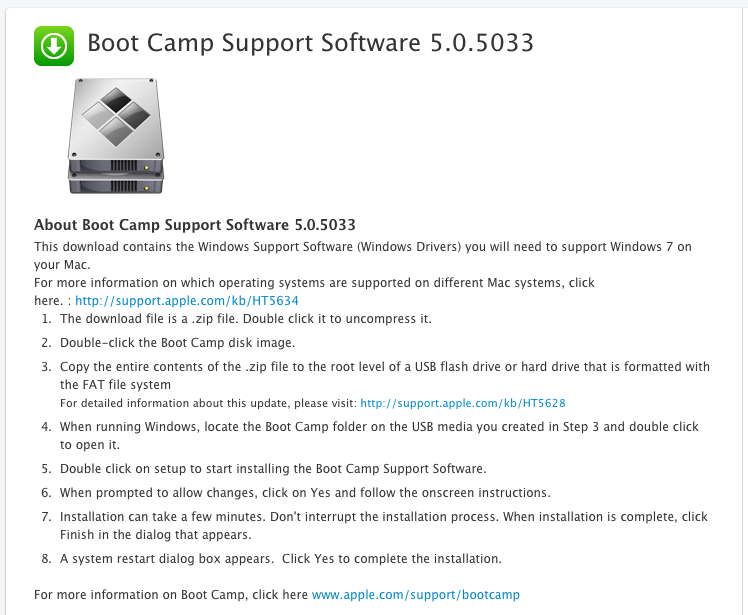 boot camp download for windows 10